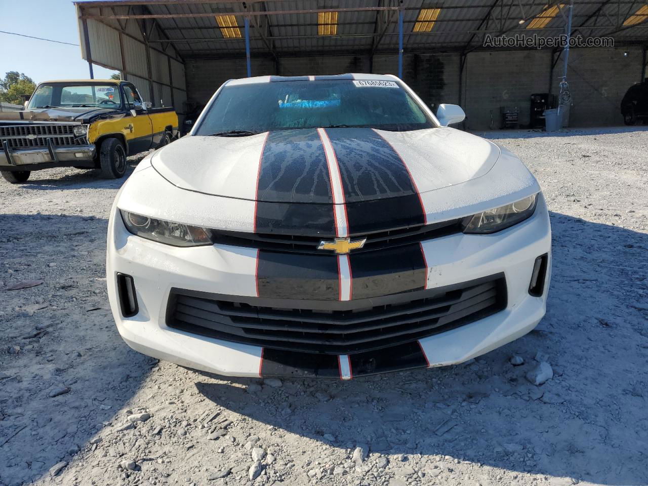 2017 Chevrolet Camaro Lt White vin: 1G1FB1RX0H0159678