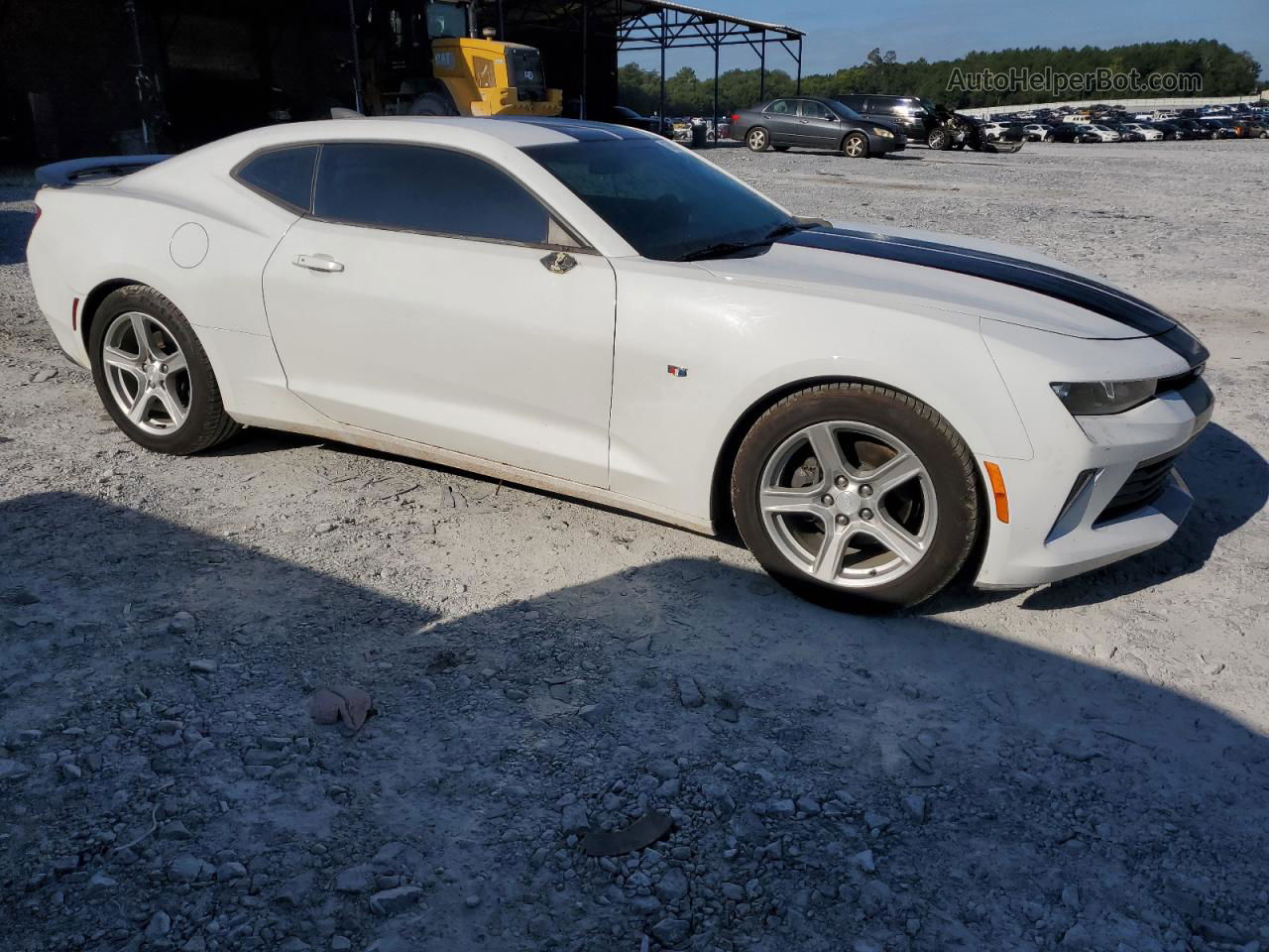 2017 Chevrolet Camaro Lt White vin: 1G1FB1RX0H0159678