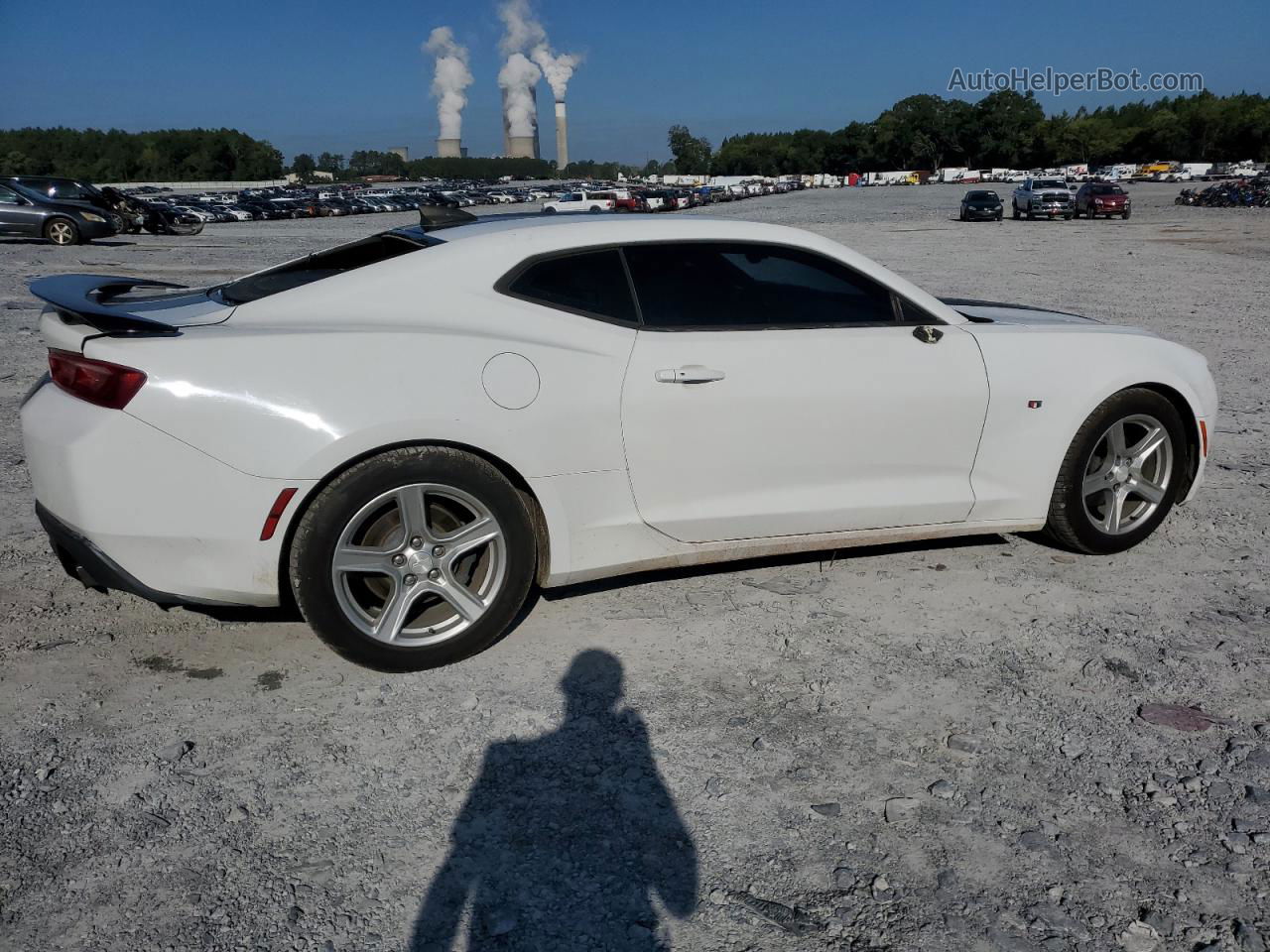 2017 Chevrolet Camaro Lt White vin: 1G1FB1RX0H0159678