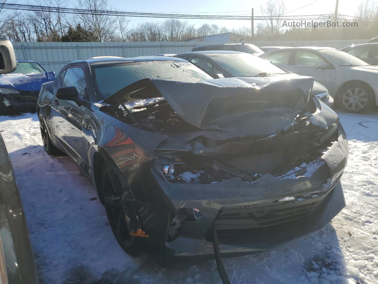 2018 Chevrolet Camaro Lt Black vin: 1G1FB1RX0J0159878