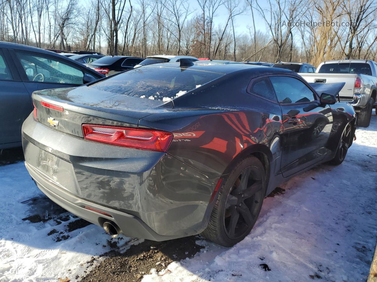 2018 Chevrolet Camaro Lt Черный vin: 1G1FB1RX0J0159878