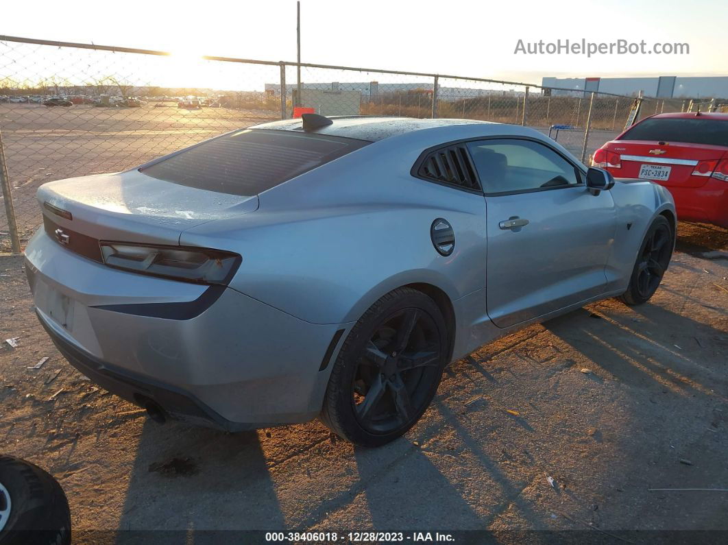 2018 Chevrolet Camaro 1lt Silver vin: 1G1FB1RX0J0182898