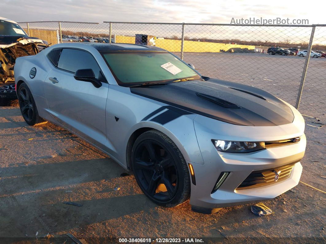 2018 Chevrolet Camaro 1lt Silver vin: 1G1FB1RX0J0182898