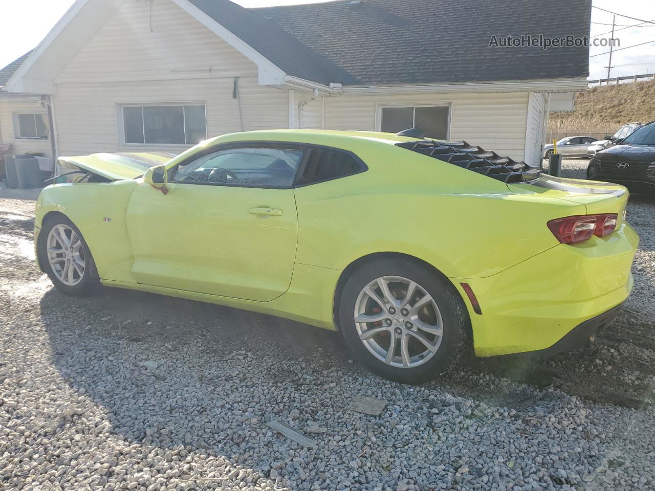 2020 Chevrolet Camaro Ls Green vin: 1G1FB1RX0L0107167