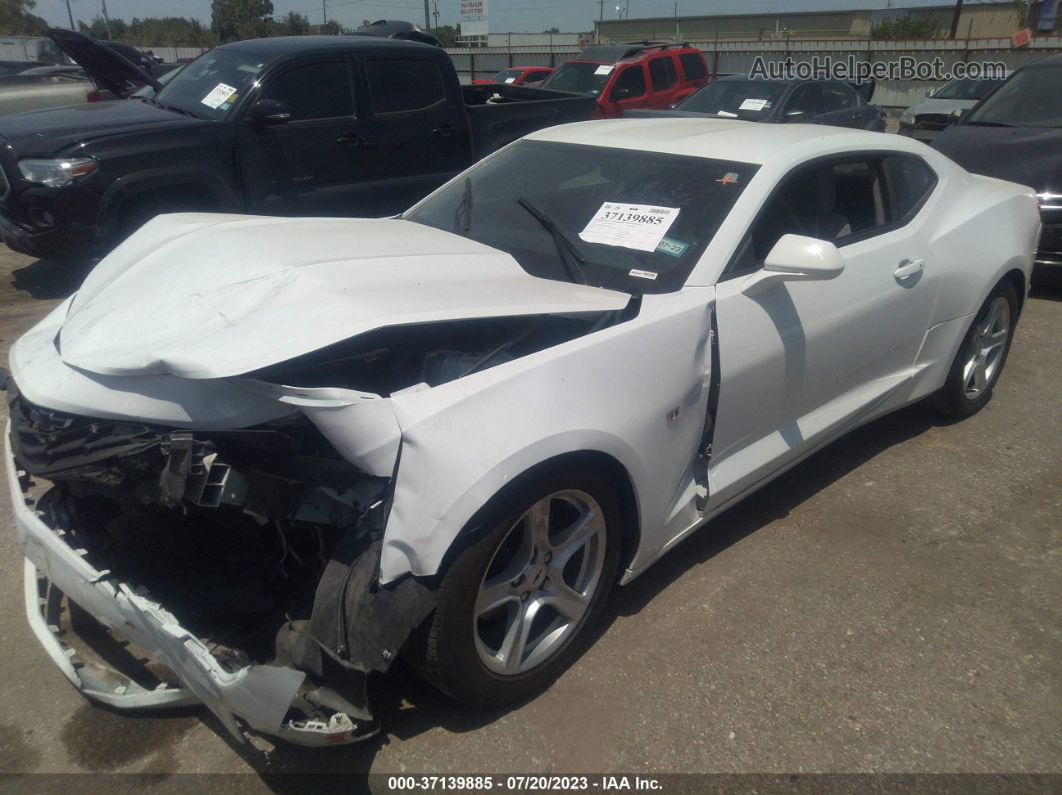 2020 Chevrolet Camaro 1lt White vin: 1G1FB1RX0L0120839