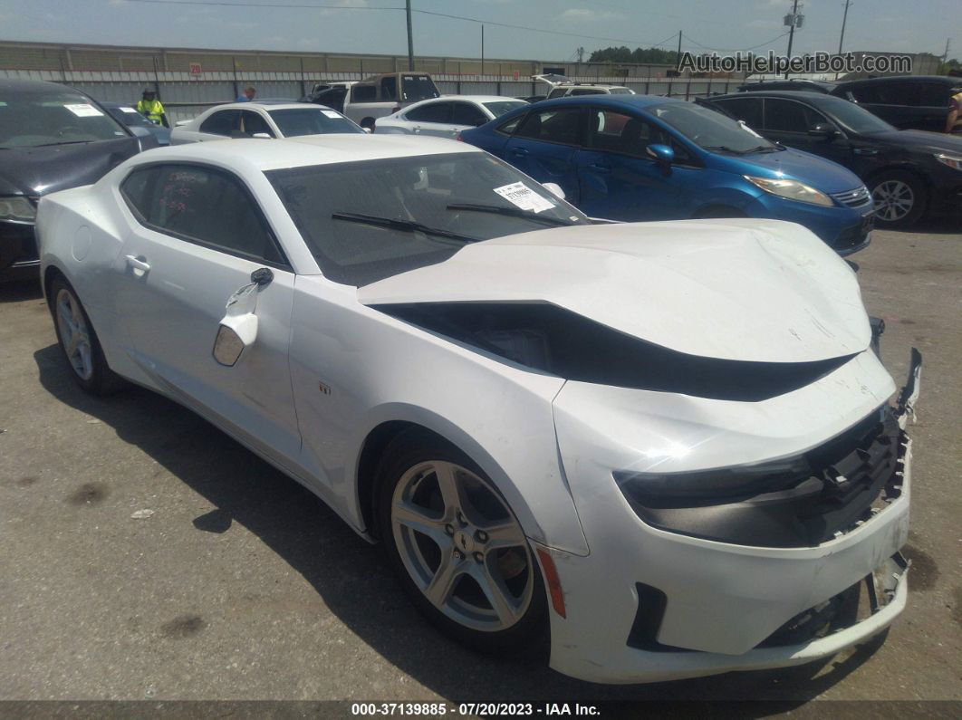 2020 Chevrolet Camaro 1lt White vin: 1G1FB1RX0L0120839