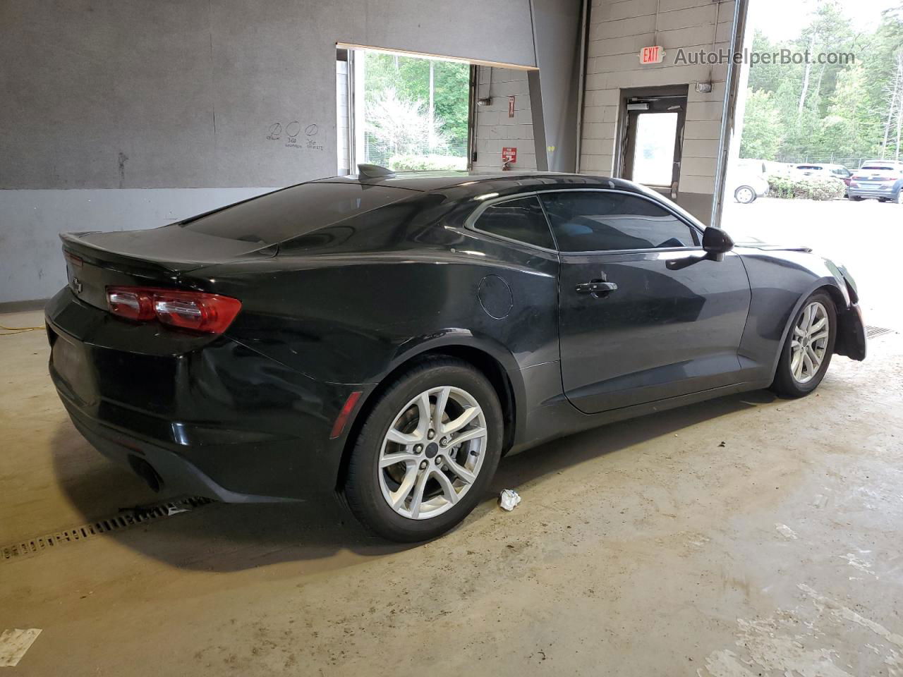 2020 Chevrolet Camaro Ls Black vin: 1G1FB1RX0L0143618