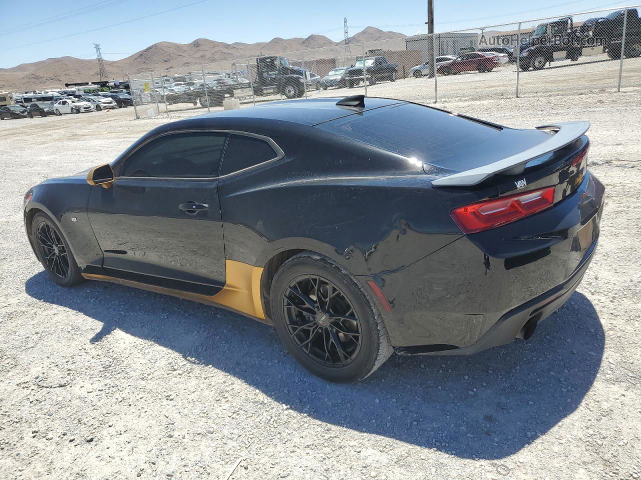 2017 Chevrolet Camaro Lt Black vin: 1G1FB1RX1H0110246