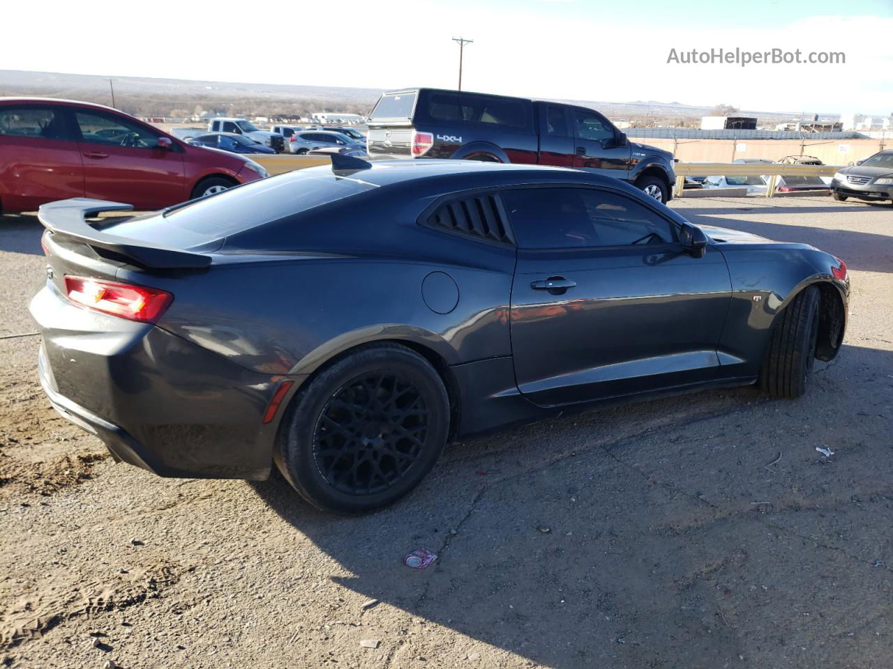 2017 Chevrolet Camaro Lt Charcoal vin: 1G1FB1RX1H0142520