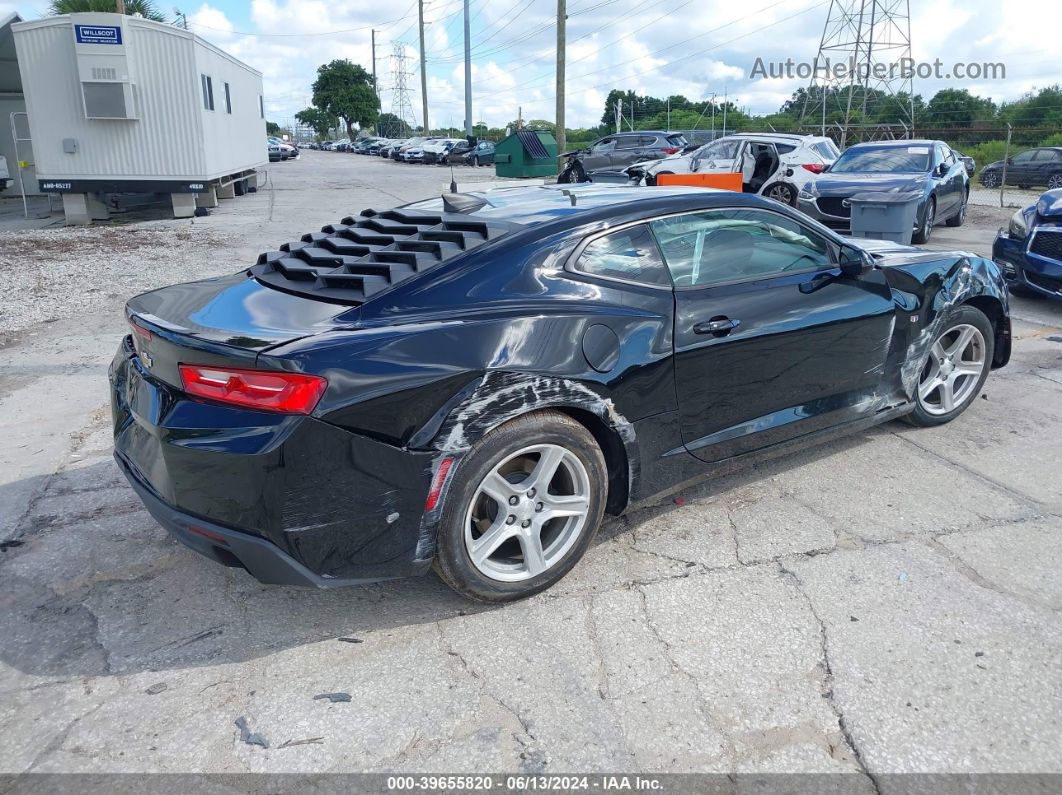 2017 Chevrolet Camaro 1lt Black vin: 1G1FB1RX1H0144252