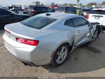 2017 Chevrolet Camaro 1lt Silver vin: 1G1FB1RX1H0162122