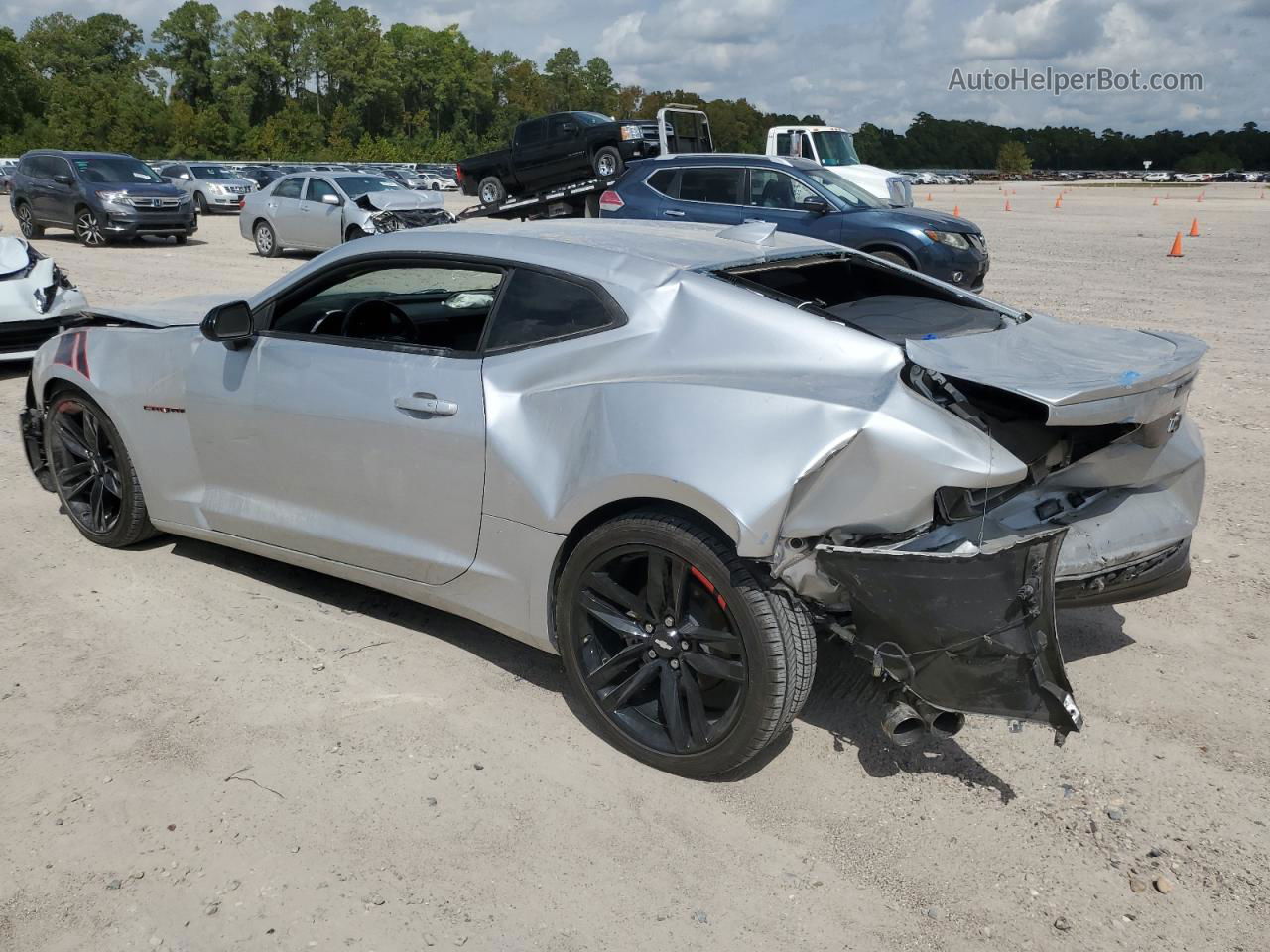 2017 Chevrolet Camaro Lt Silver vin: 1G1FB1RX1H0203722