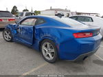 2018 Chevrolet Camaro 1lt Blue vin: 1G1FB1RX1J0134505