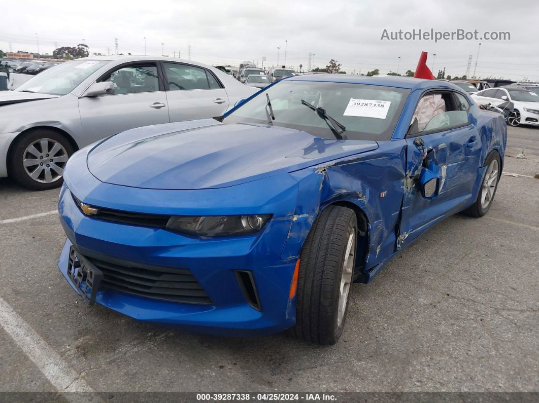 2018 Chevrolet Camaro 1lt Blue vin: 1G1FB1RX1J0134505