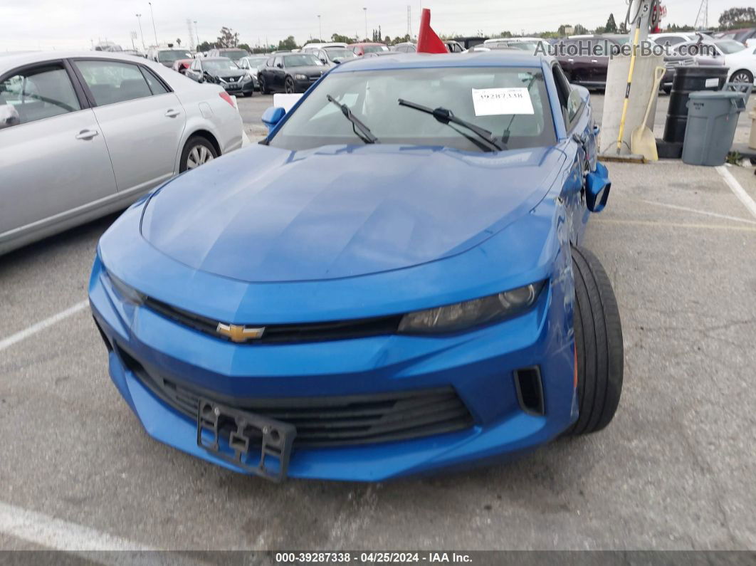 2018 Chevrolet Camaro 1lt Blue vin: 1G1FB1RX1J0134505