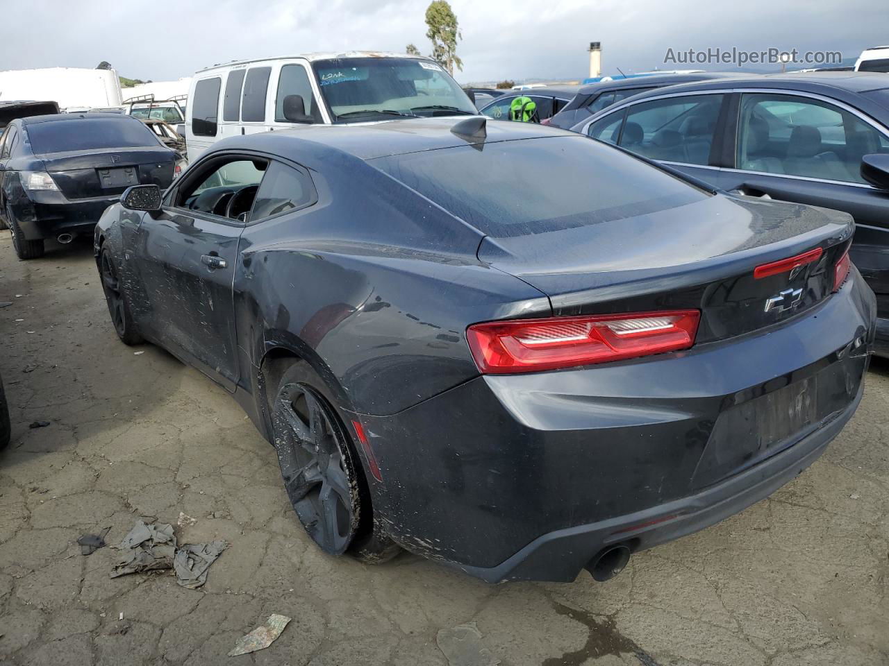 2018 Chevrolet Camaro Lt Черный vin: 1G1FB1RX1J0154513