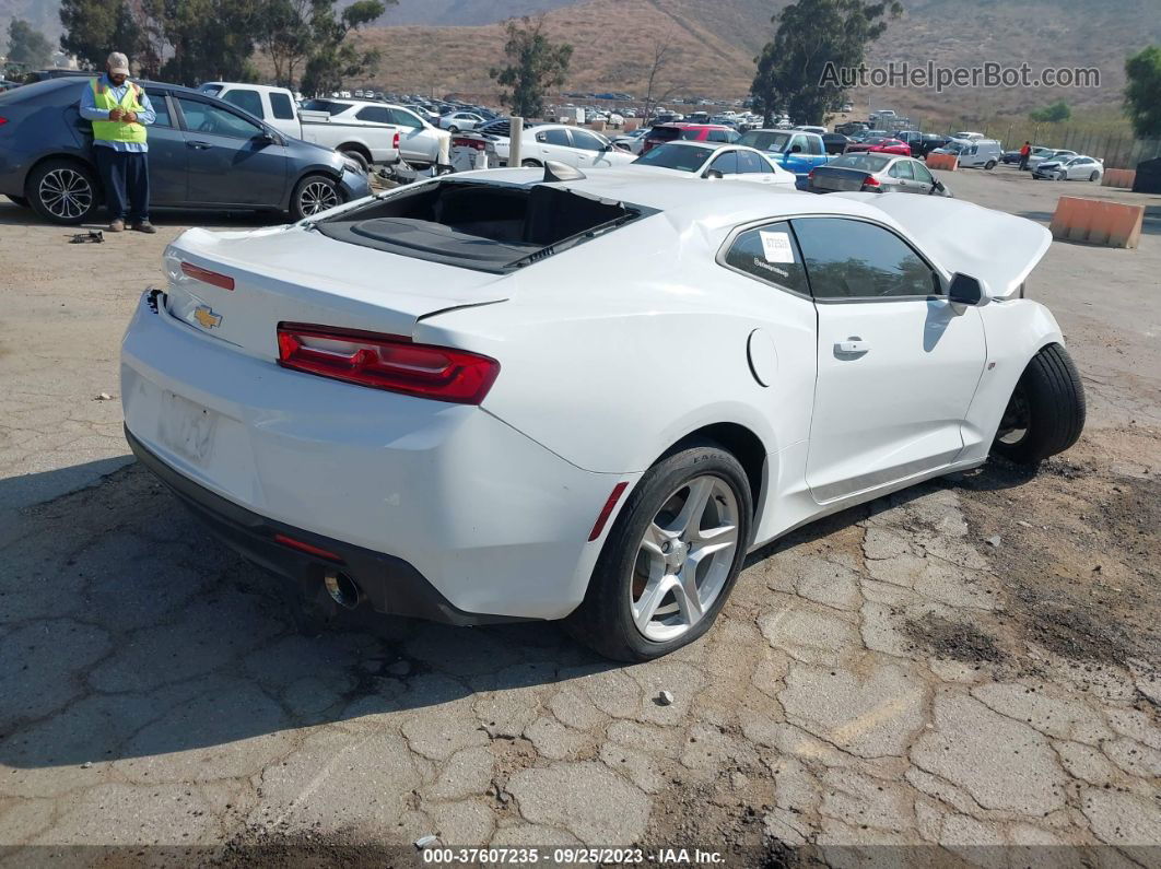 2018 Chevrolet Camaro 1lt White vin: 1G1FB1RX1J0158187