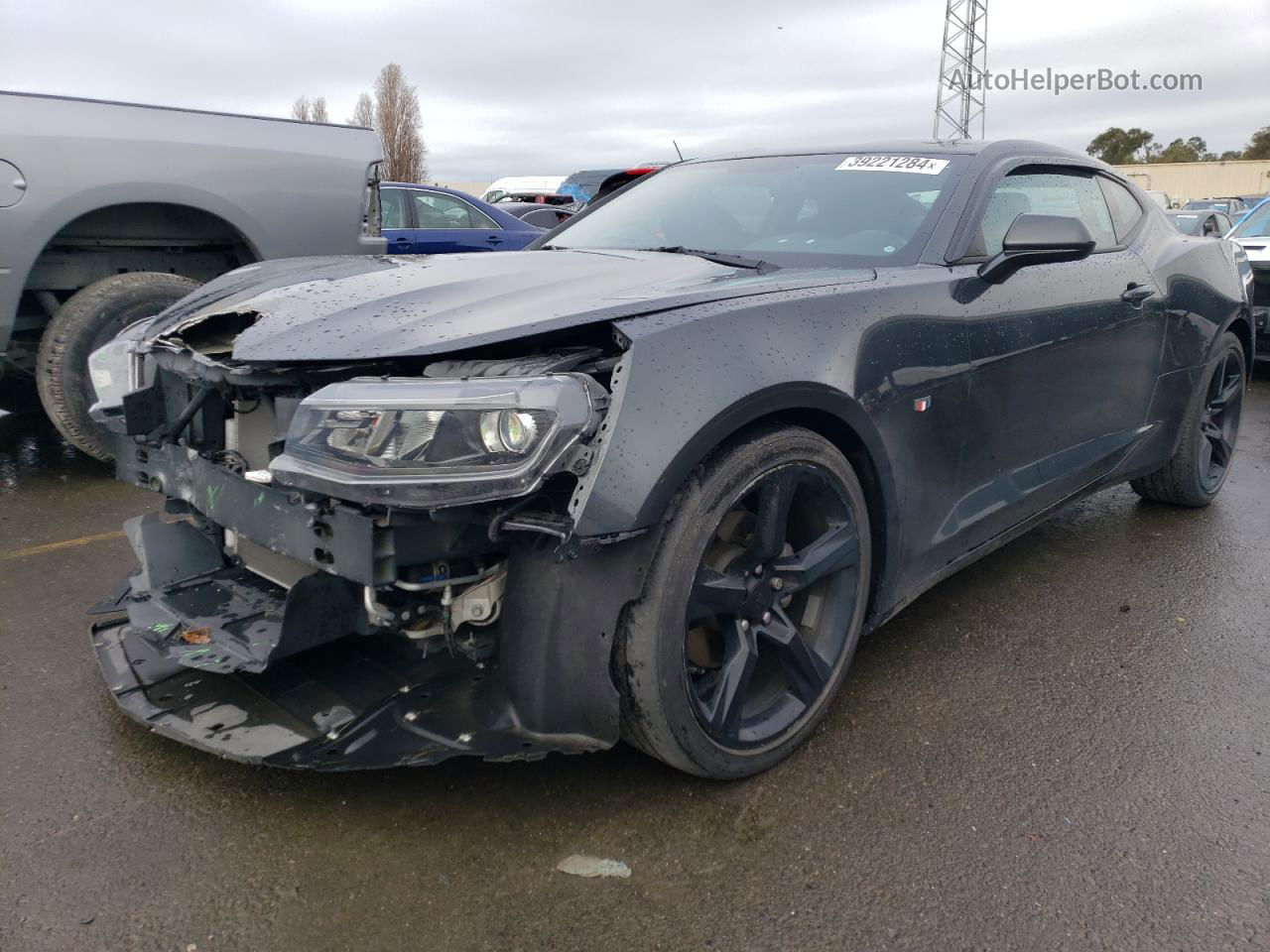 2018 Chevrolet Camaro Lt Gray vin: 1G1FB1RX1J0185938