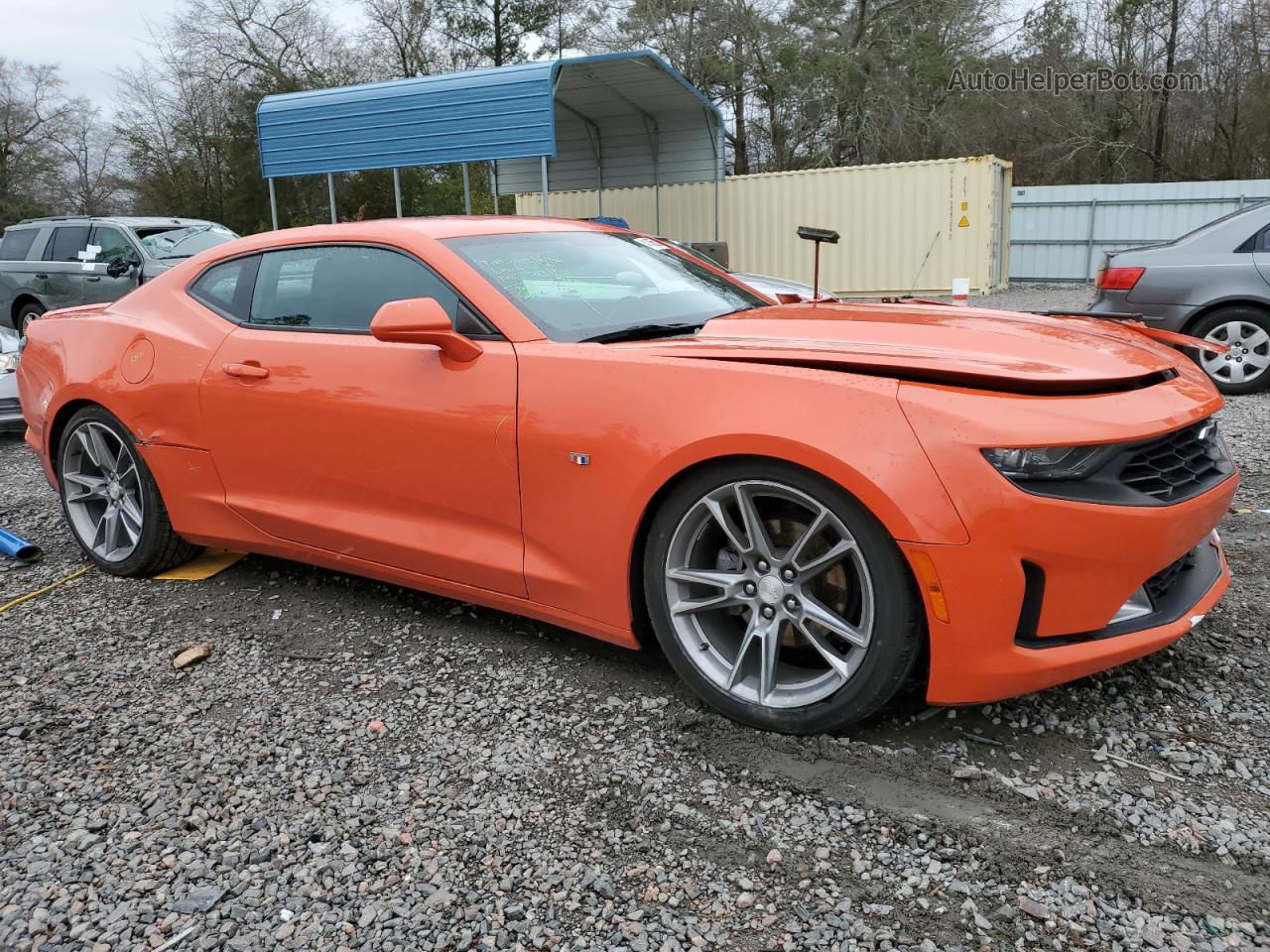 2020 Chevrolet Camaro Ls Orange vin: 1G1FB1RX1L0142087