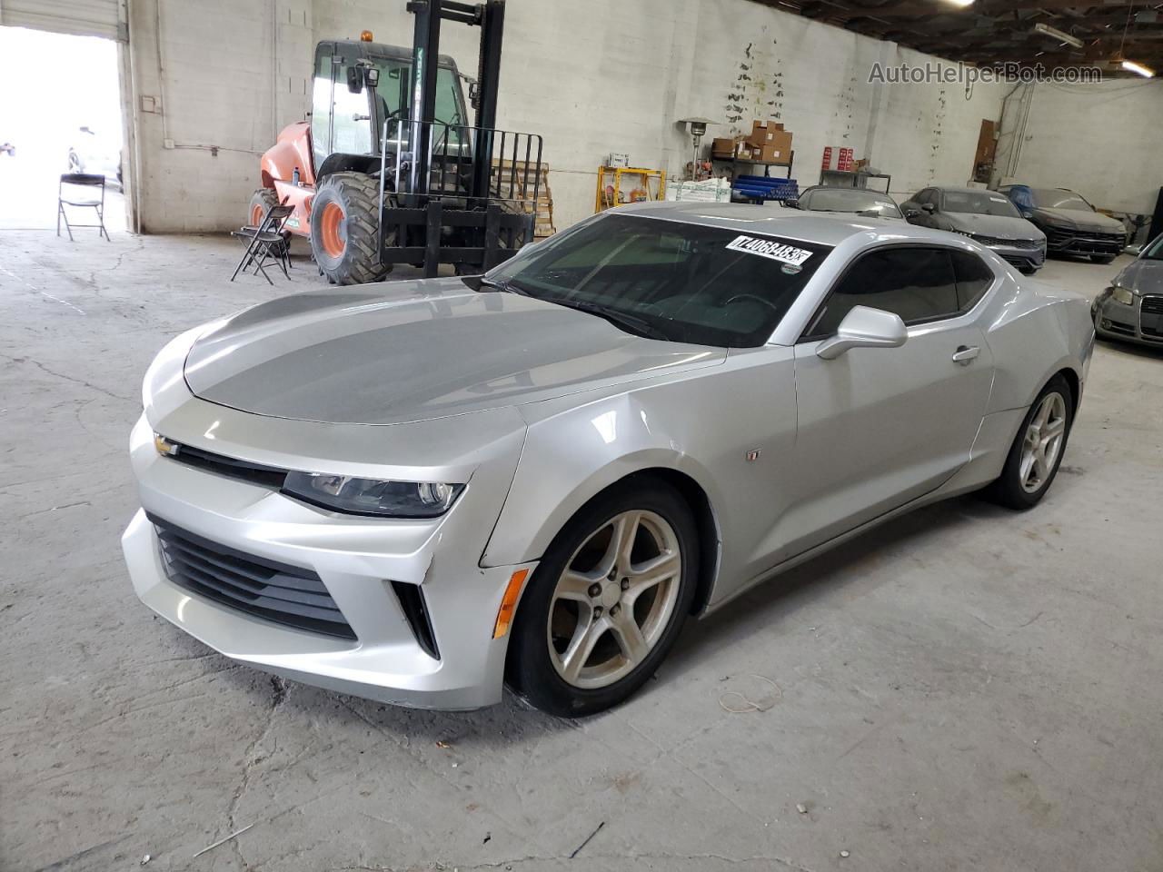 2018 Chevrolet Camaro Lt Silver vin: 1G1FB1RX2J0127000