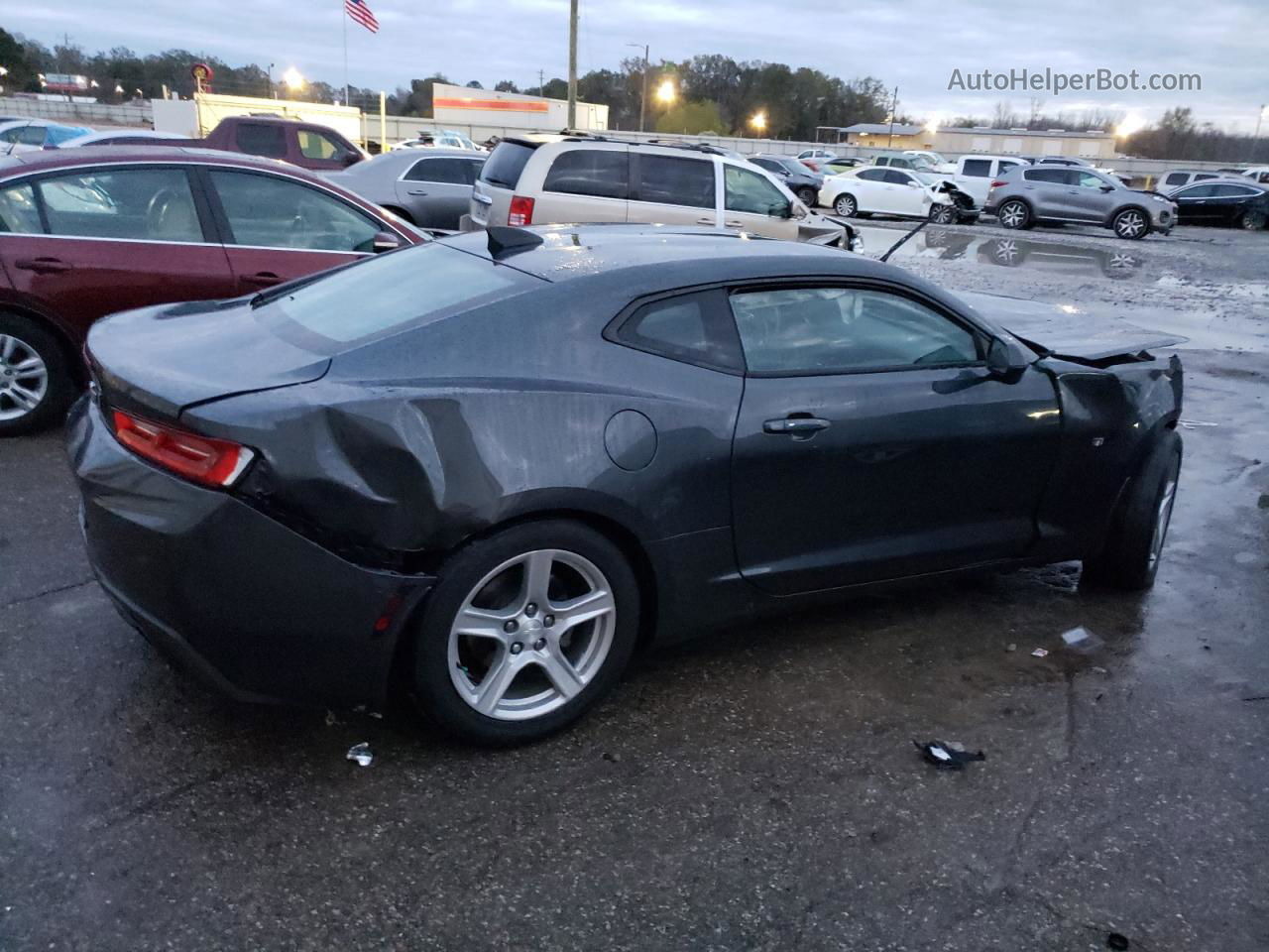 2018 Chevrolet Camaro Lt Gray vin: 1G1FB1RX2J0176567