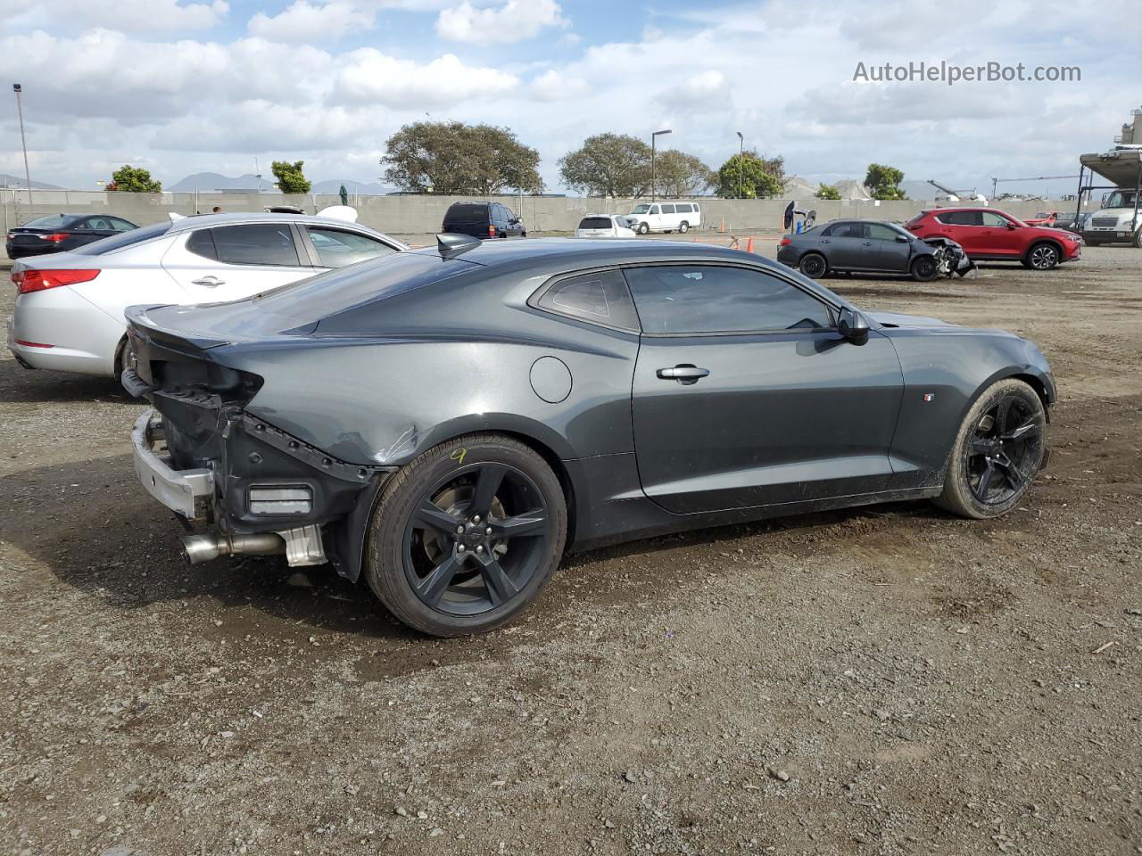 2018 Chevrolet Camaro Lt Red vin: 1G1FB1RX2J0185706