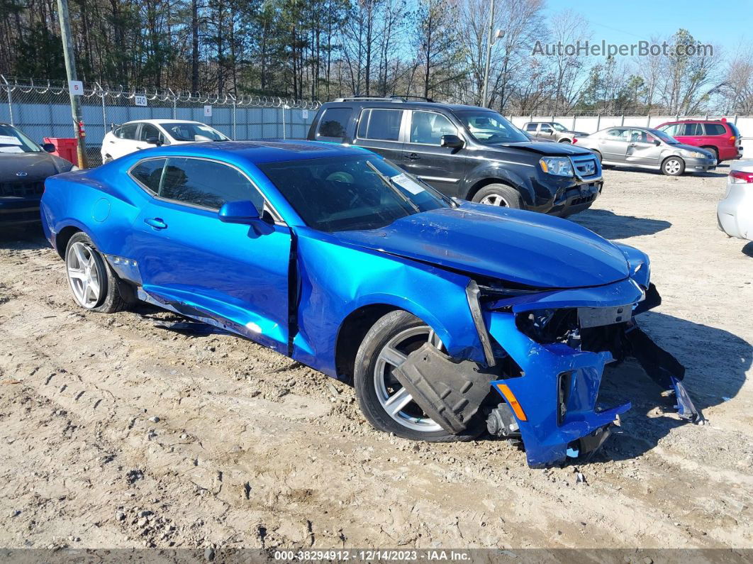 2018 Chevrolet Camaro 1lt Blue vin: 1G1FB1RX2J0186922