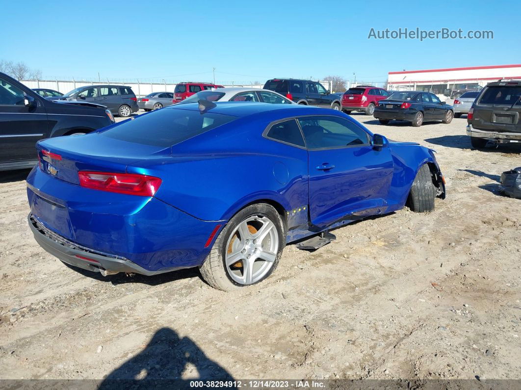 2018 Chevrolet Camaro 1lt Blue vin: 1G1FB1RX2J0186922