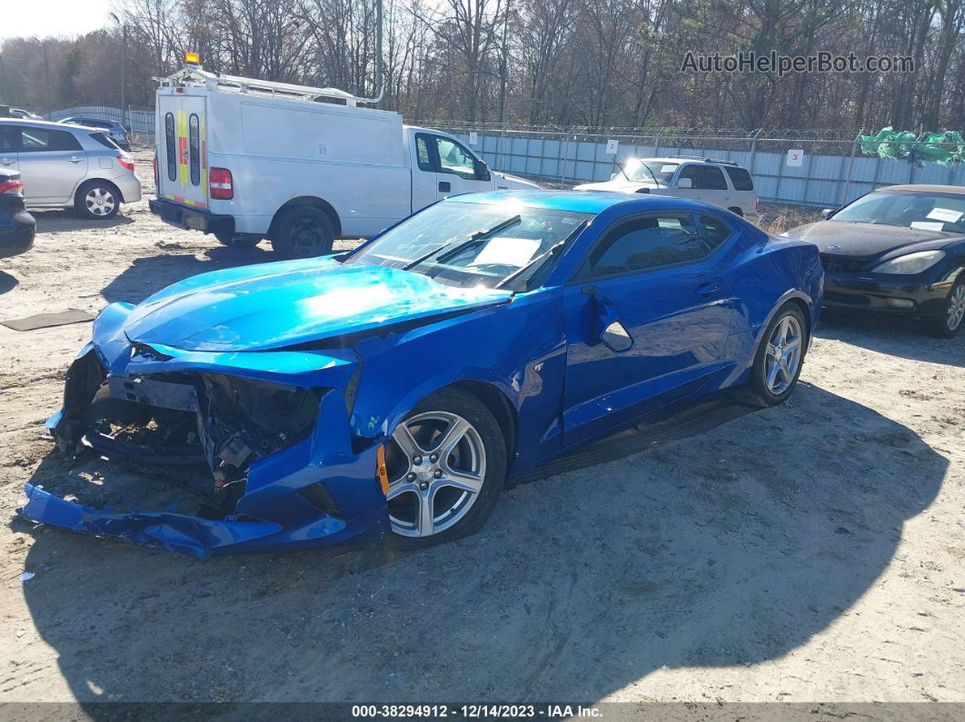 2018 Chevrolet Camaro 1lt Blue vin: 1G1FB1RX2J0186922