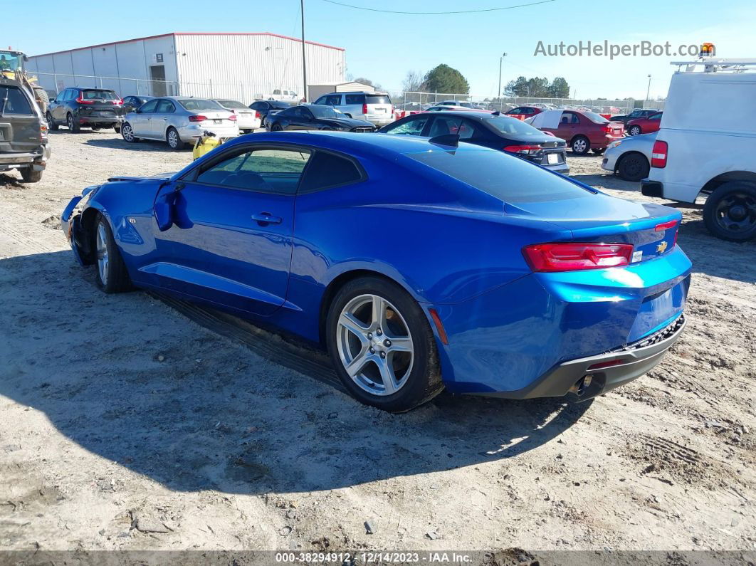 2018 Chevrolet Camaro 1lt Blue vin: 1G1FB1RX2J0186922