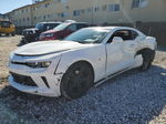 2018 Chevrolet Camaro Lt White vin: 1G1FB1RX2J0191053