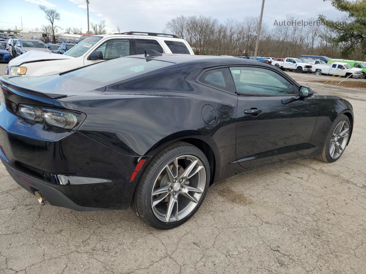 2020 Chevrolet Camaro Ls Black vin: 1G1FB1RX2L0107171