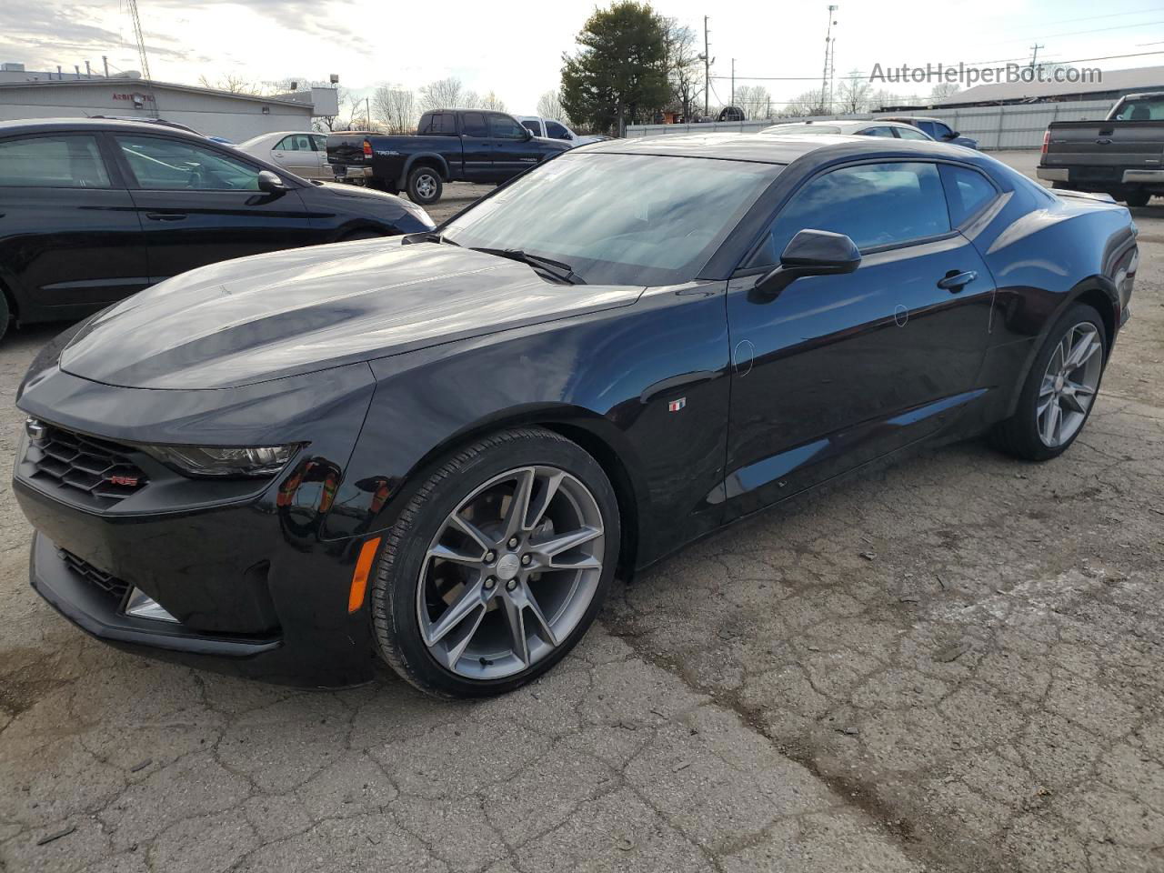 2020 Chevrolet Camaro Ls Black vin: 1G1FB1RX2L0107171