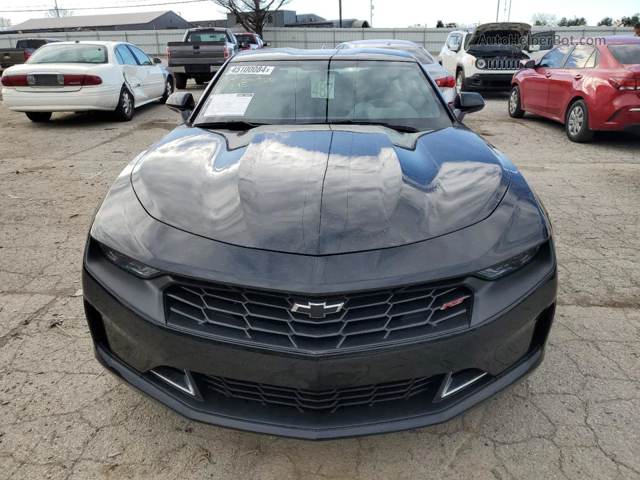 2020 Chevrolet Camaro Ls Black vin: 1G1FB1RX2L0107171