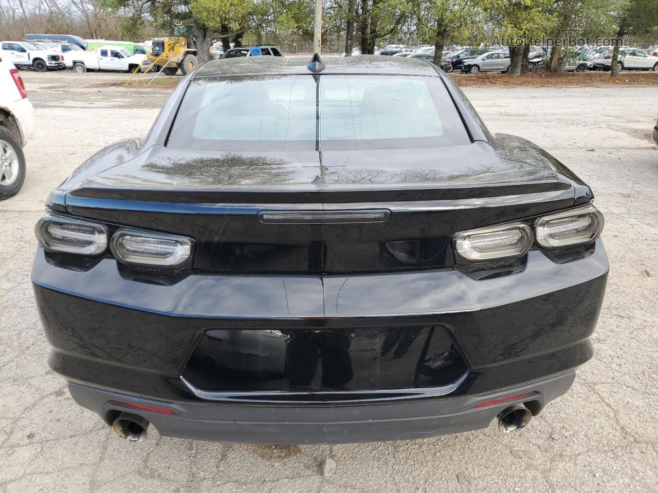 2020 Chevrolet Camaro Ls Black vin: 1G1FB1RX2L0107171