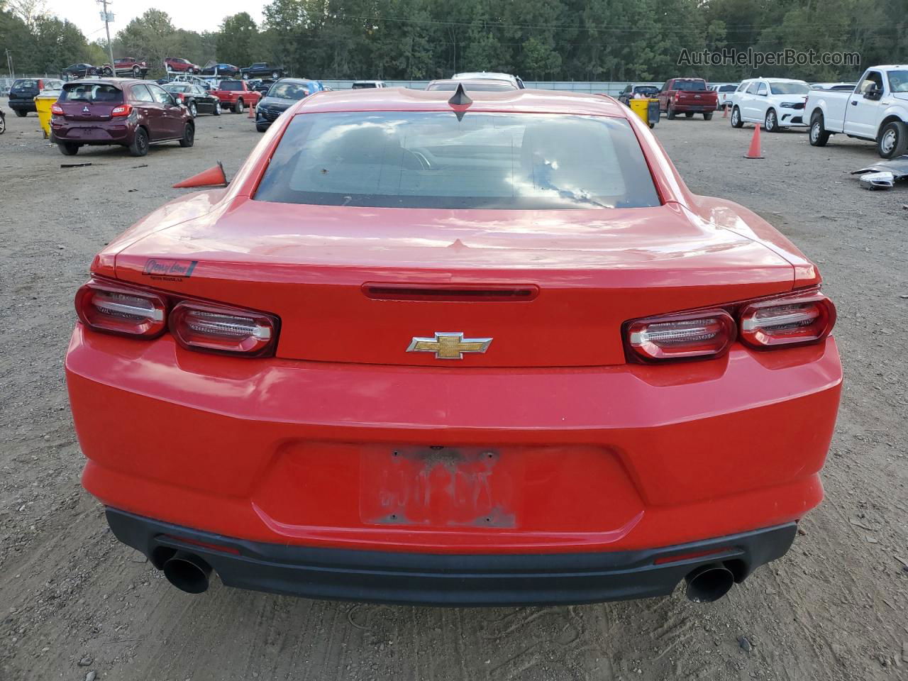 2020 Chevrolet Camaro Ls Red vin: 1G1FB1RX2L0131762