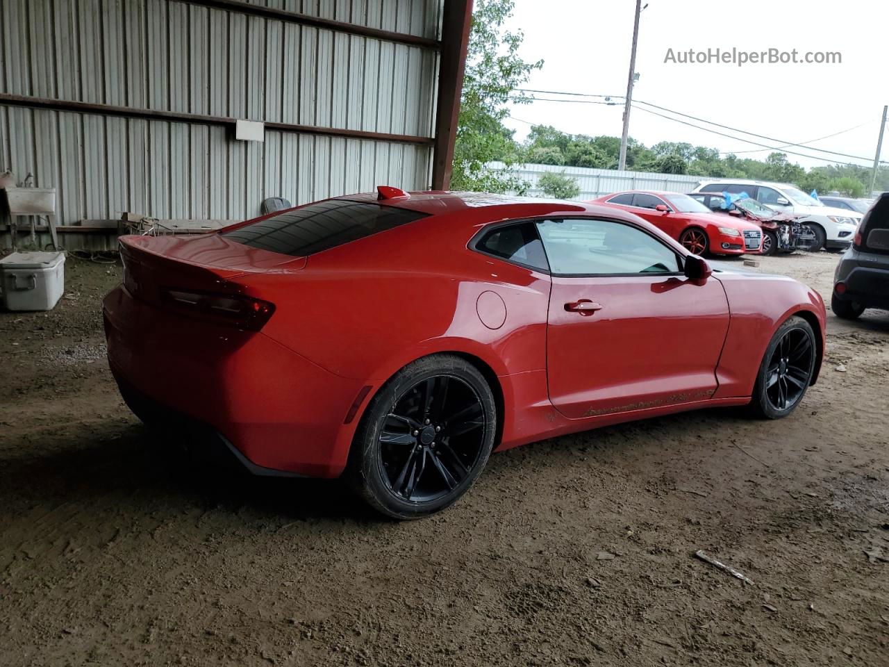 2017 Chevrolet Camaro Lt Red vin: 1G1FB1RX3H0106120