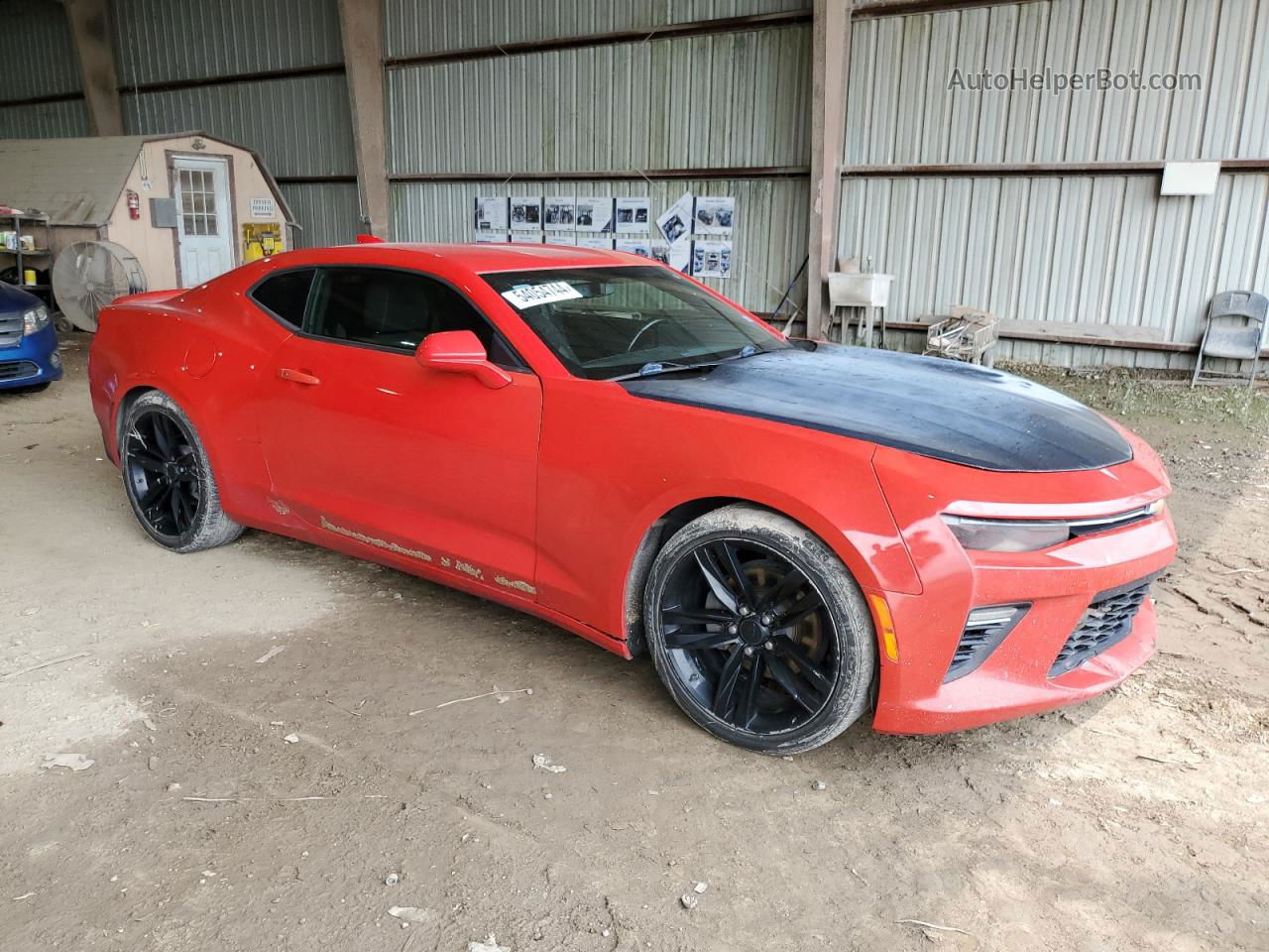 2017 Chevrolet Camaro Lt Red vin: 1G1FB1RX3H0106120