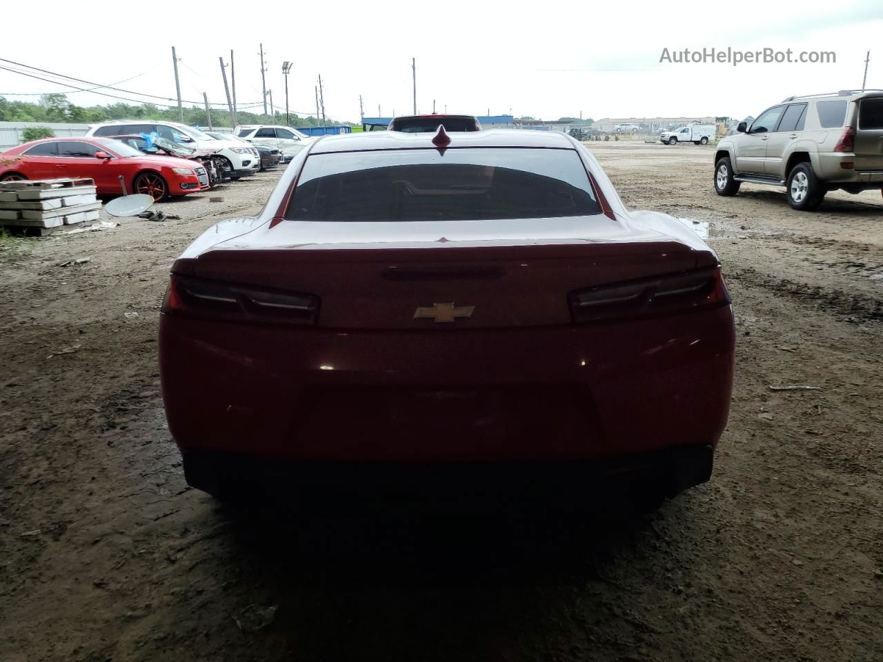 2017 Chevrolet Camaro Lt Red vin: 1G1FB1RX3H0106120