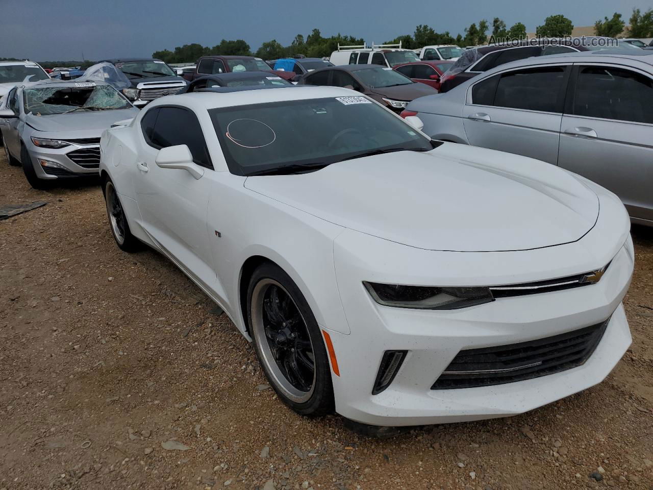 2017 Chevrolet Camaro Lt White vin: 1G1FB1RX3H0153339