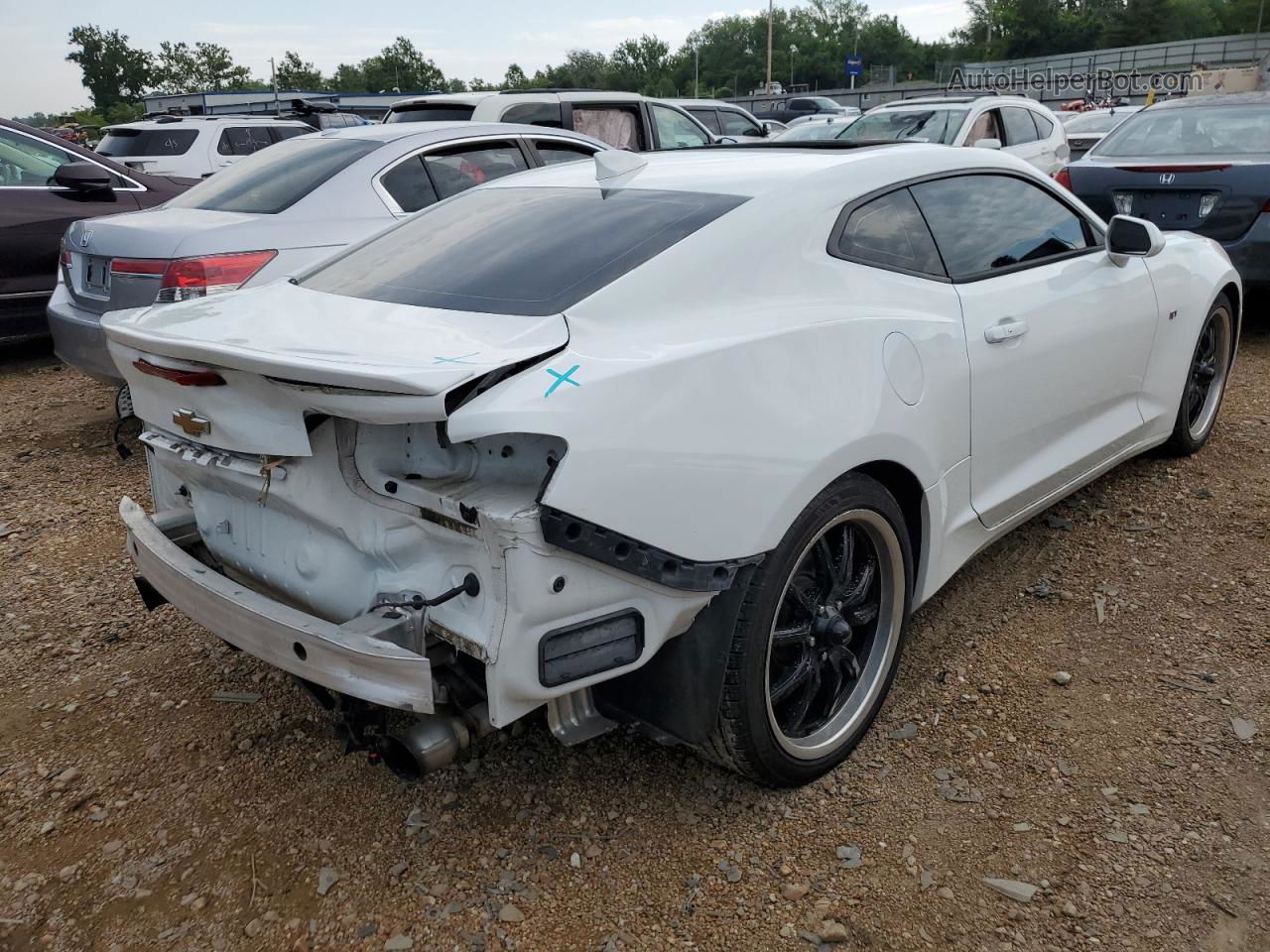 2017 Chevrolet Camaro Lt White vin: 1G1FB1RX3H0153339