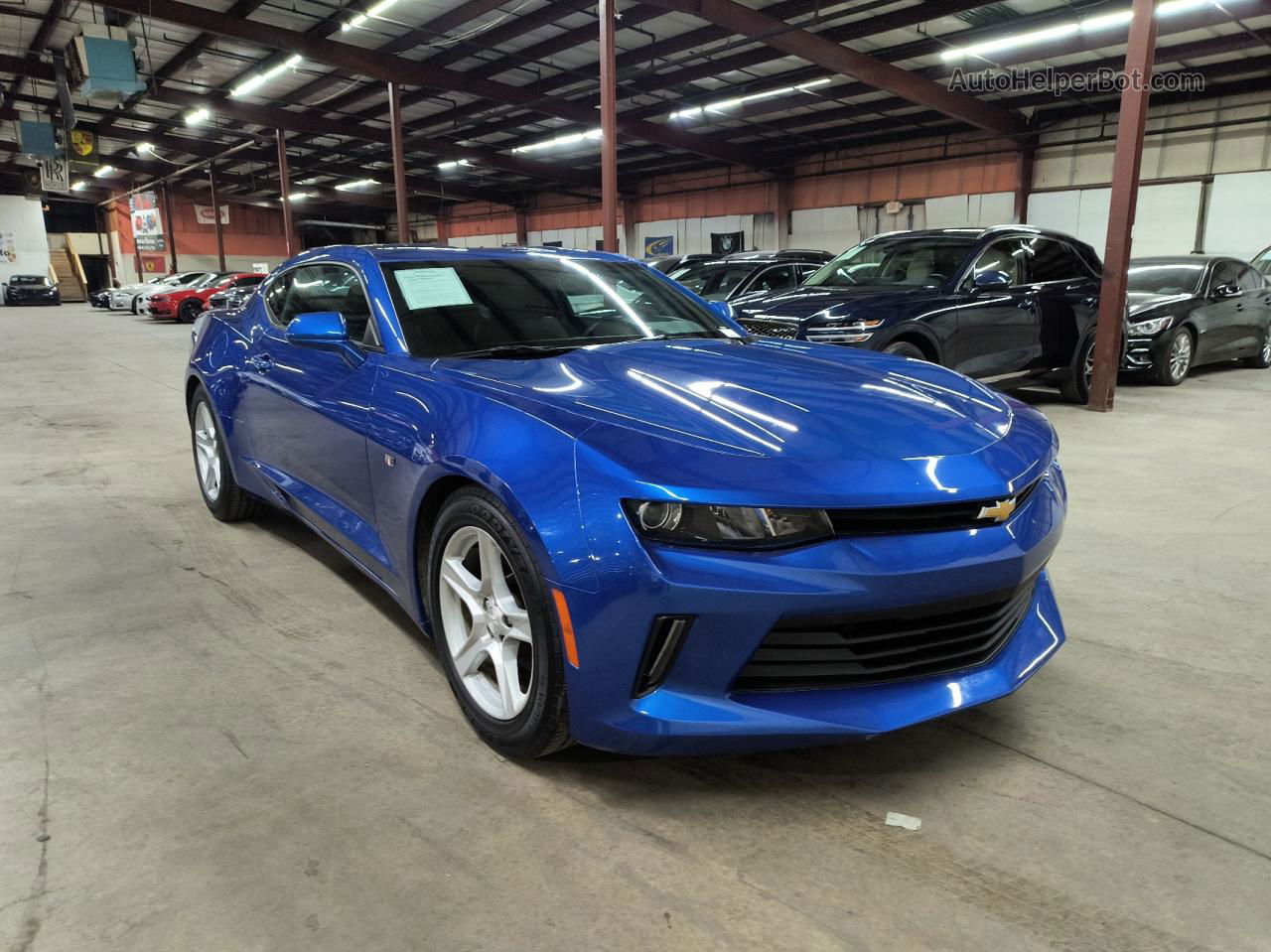 2017 Chevrolet Camaro Lt Blue vin: 1G1FB1RX3H0166768