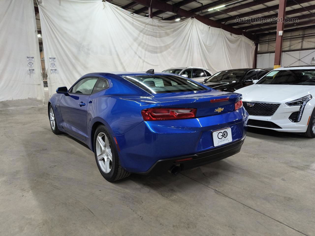 2017 Chevrolet Camaro Lt Blue vin: 1G1FB1RX3H0166768