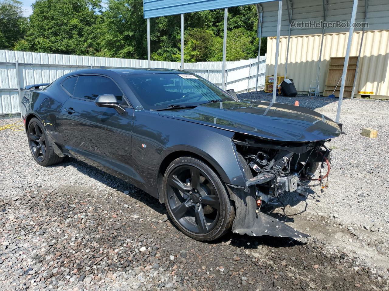 2018 Chevrolet Camaro Lt Gray vin: 1G1FB1RX3J0109086