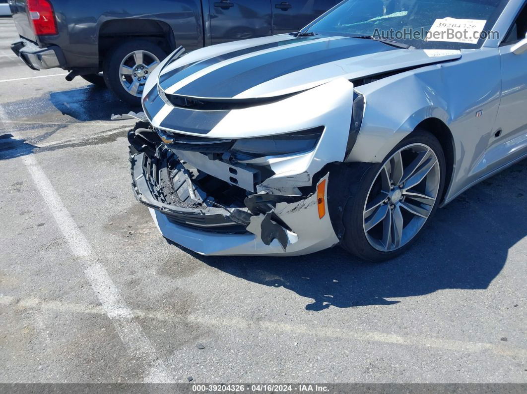 2018 Chevrolet Camaro 1lt Silver vin: 1G1FB1RX3J0133551