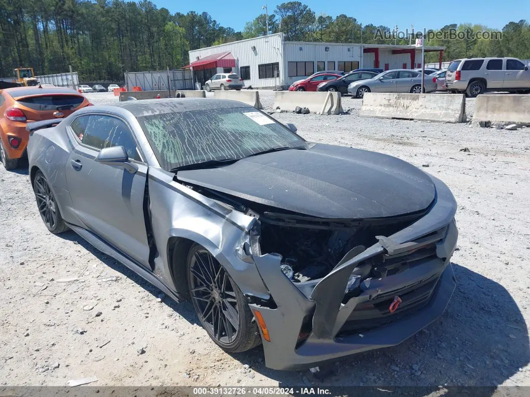 2018 Chevrolet Camaro 1lt Gray vin: 1G1FB1RX3J0148714