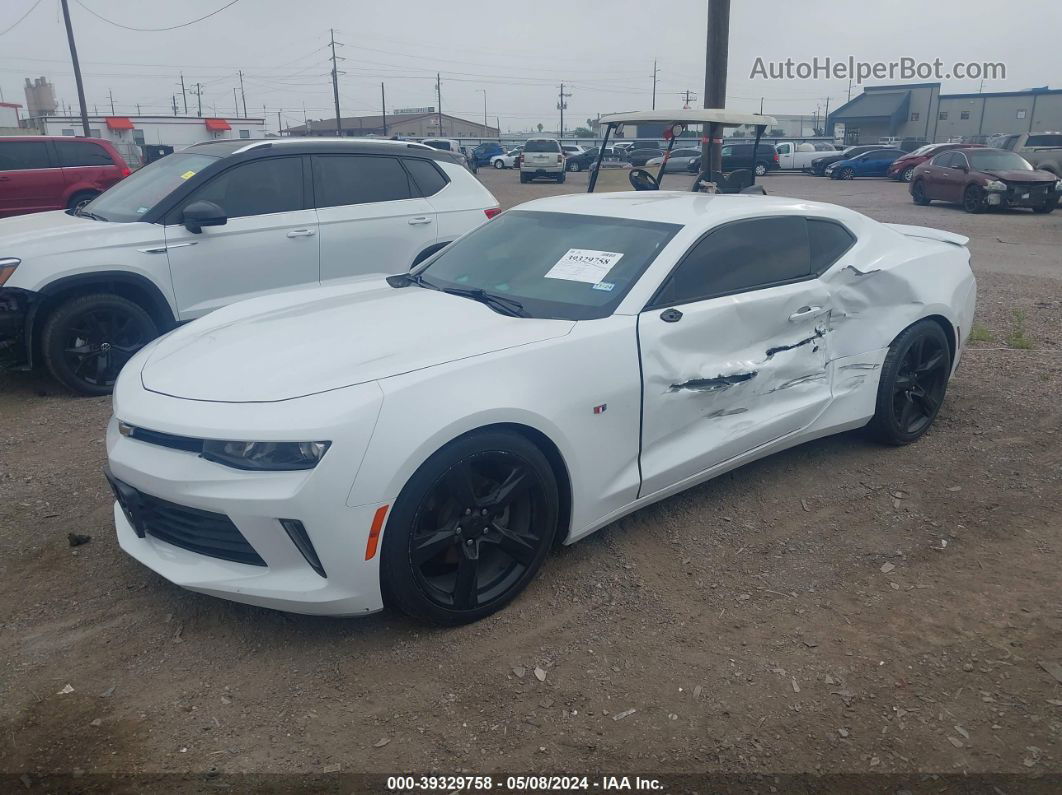 2018 Chevrolet Camaro 1lt White vin: 1G1FB1RX3J0148759