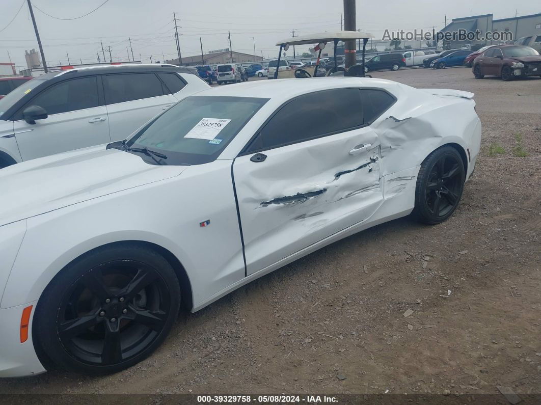 2018 Chevrolet Camaro 1lt White vin: 1G1FB1RX3J0148759