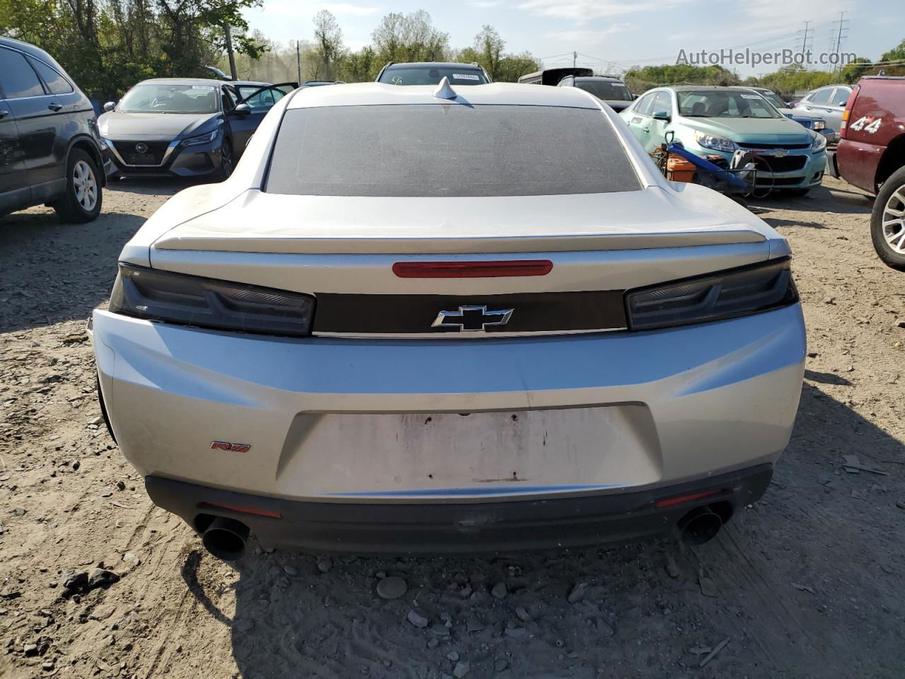 2018 Chevrolet Camaro Lt Silver vin: 1G1FB1RX3J0175847