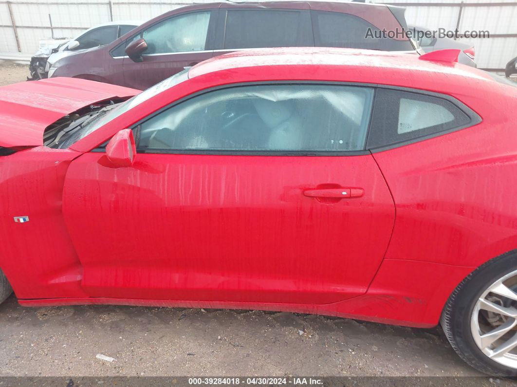 2020 Chevrolet Camaro Rwd  1lt Red vin: 1G1FB1RX3L0146495